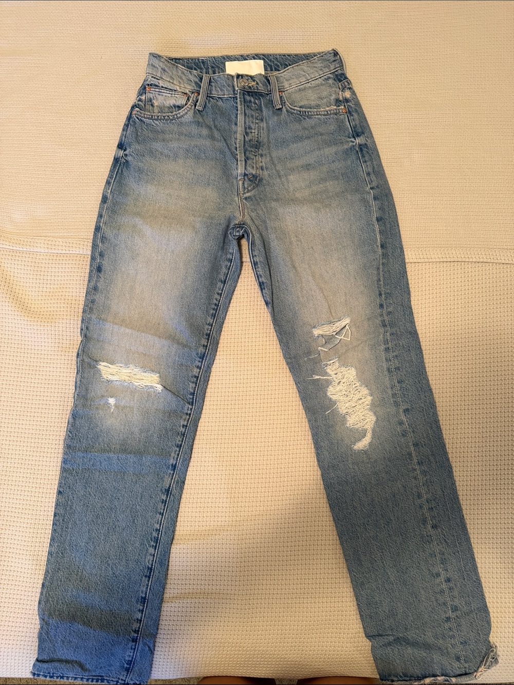 MOTHER Distressed Jeans
